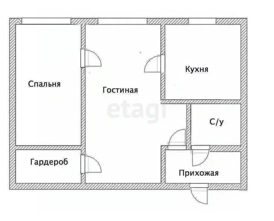 2-к кв. Красноярский край, Норильск Комсомольская ул., 52С2 (45.1 м) - Фото 2