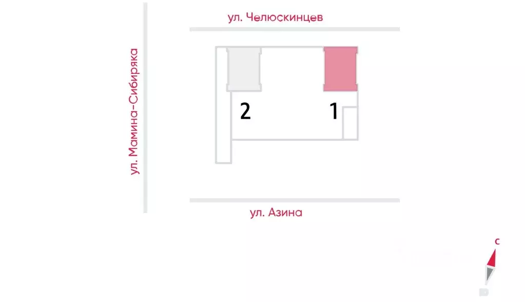 1-к кв. Свердловская область, Екатеринбург Центральный жилрайон, Азина ... - Фото 1