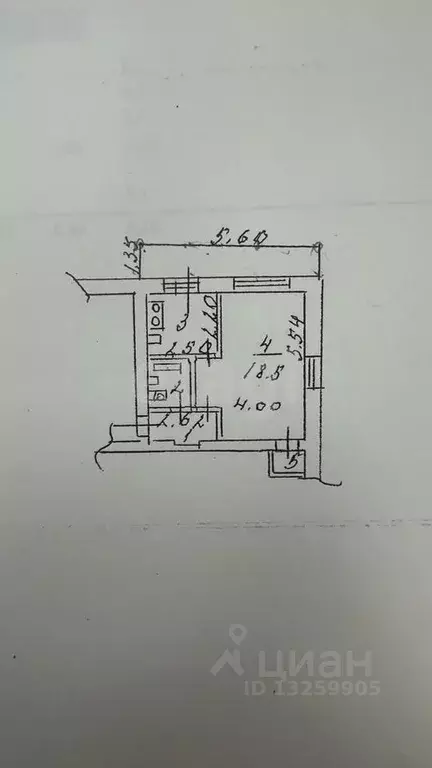 1-к кв. Липецкая область, Липецк Студеновская ул., 19 (31.3 м) - Фото 1