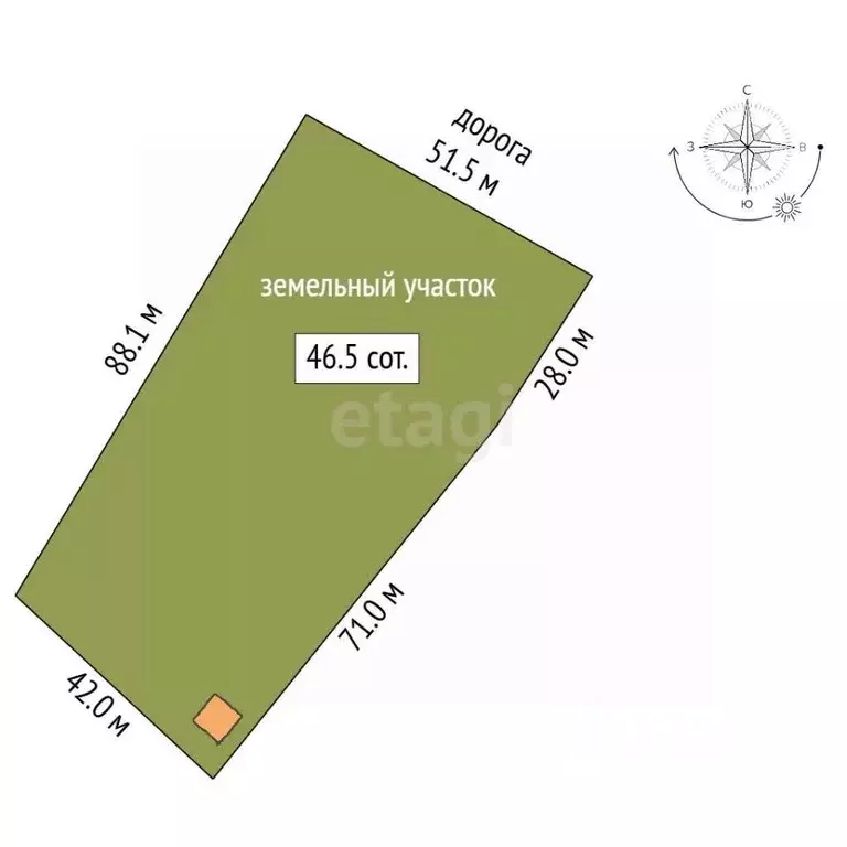 Участок в Башкортостан, Ишимбайский район, Макаровский сельсовет, д. ... - Фото 2