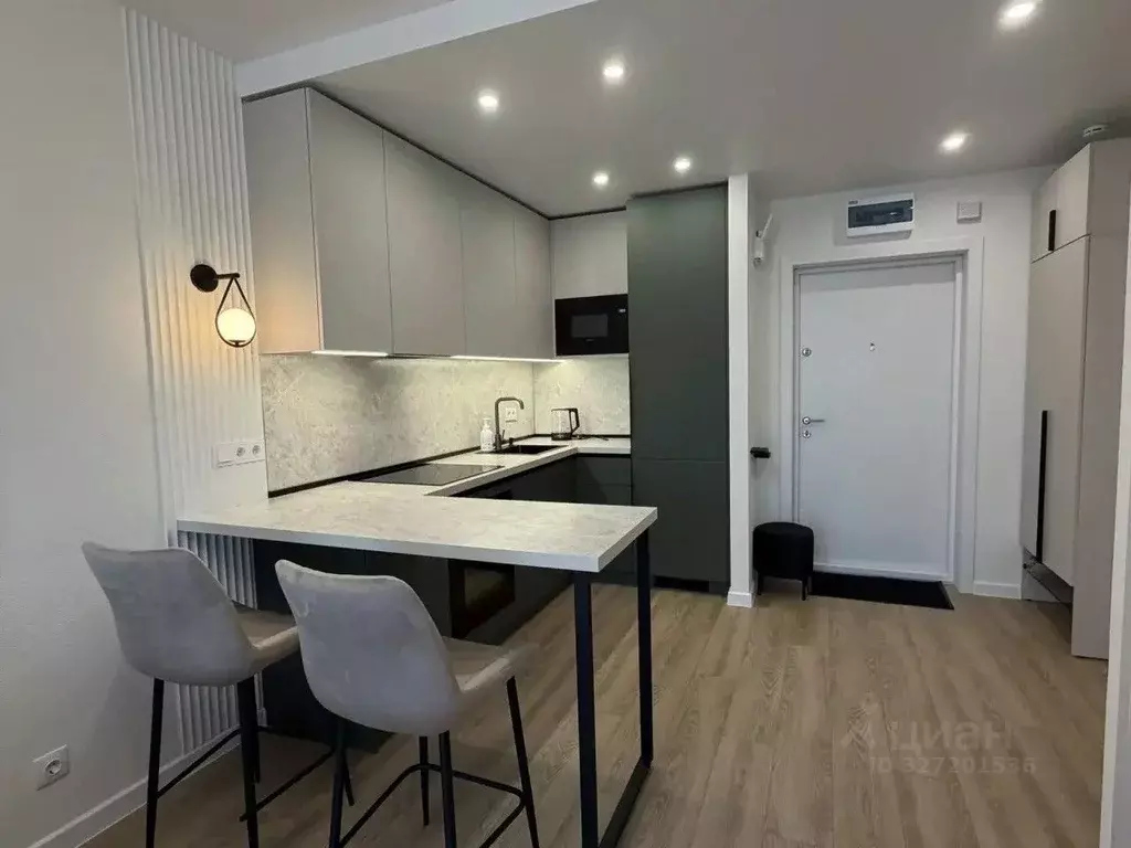 Студия Москва ул. Большое Понизовье, 8 (31.8 м) - Фото 1