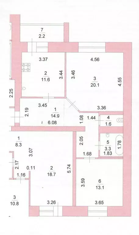 2-комнатная квартира: Йошкар-Ола, улица Лебедева, 51В (66.8 м) - Фото 1