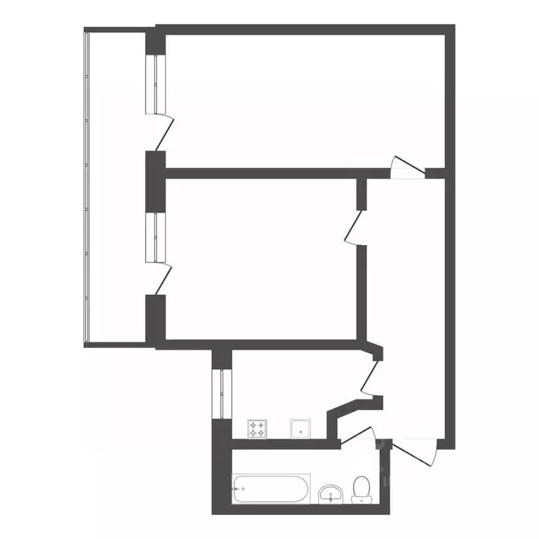2-к кв. Тюменская область, Тюмень ул. Елизарова, 6 (58.5 м) - Фото 1