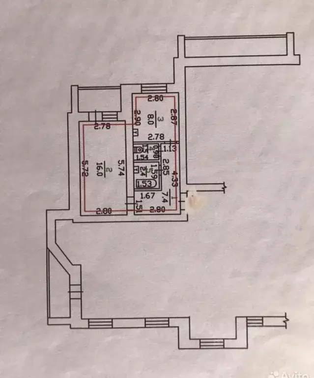 1-к кв. Орловская область, Орел Авиационная ул., 7к2 (37.0 м) - Фото 1