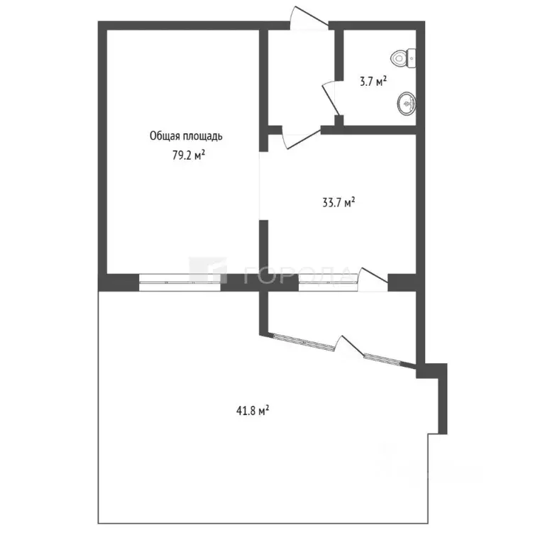 Офис в Новосибирская область, Новосибирск ул. Объединения, 4 (79 м) - Фото 2