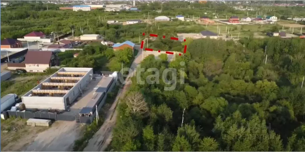 Участок в Амурская область, Благовещенск ул. Сотника Травина, 42/2 ... - Фото 1