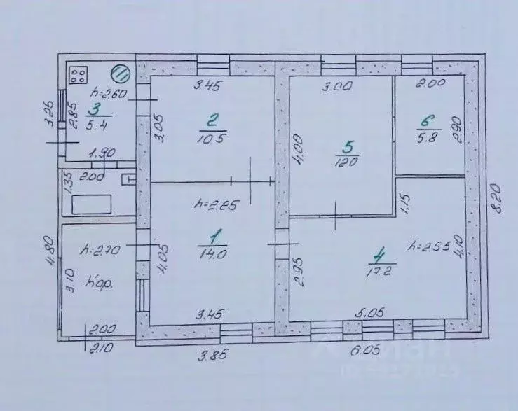 Дом в Орловская область, Орел Калужская ул., 58 (74 м) - Фото 1