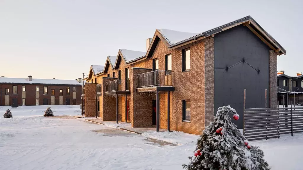 Таунхаус в Новосибирская область, Мошковский район, пос. Октябрьский, ... - Фото 1