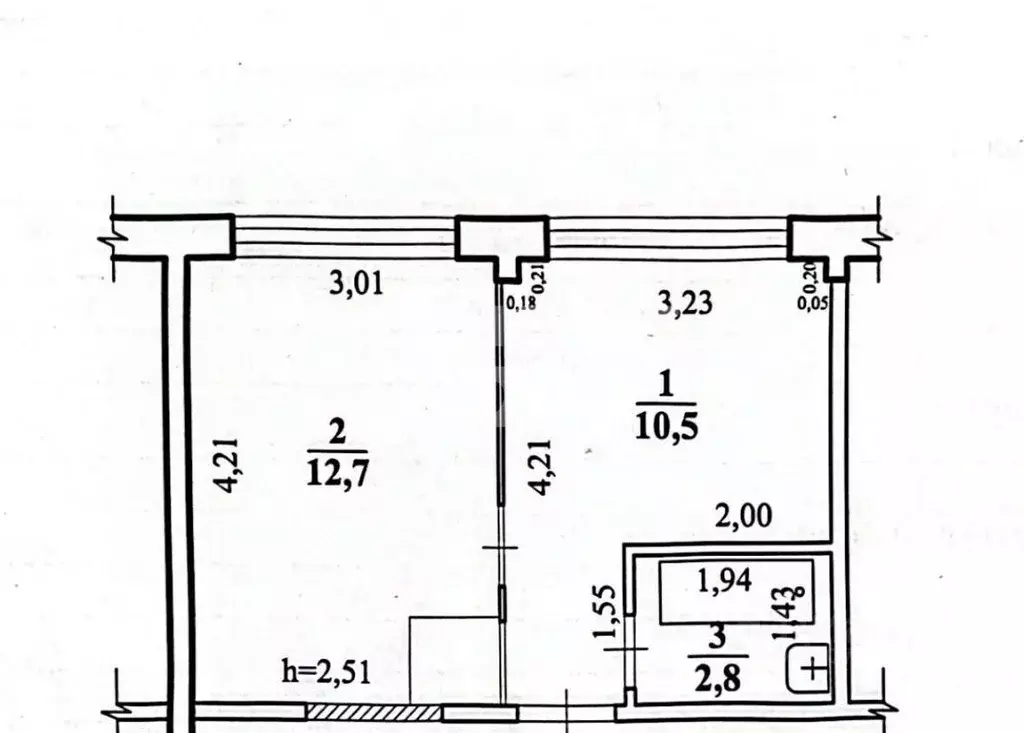 1-к кв. Забайкальский край, Чита ул. Матвеева, 34 (26.0 м) - Фото 1