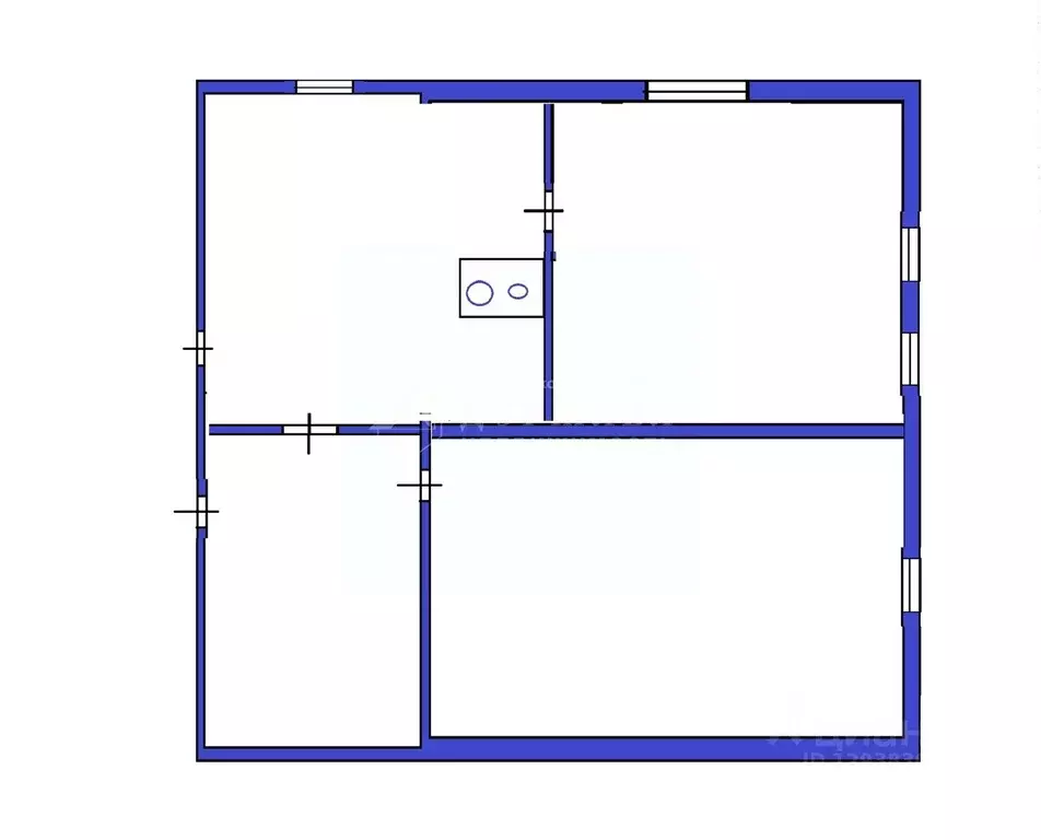 Дом в Кемеровская область, Кемерово пер. 1-й Бодайбинский (24 м) - Фото 2