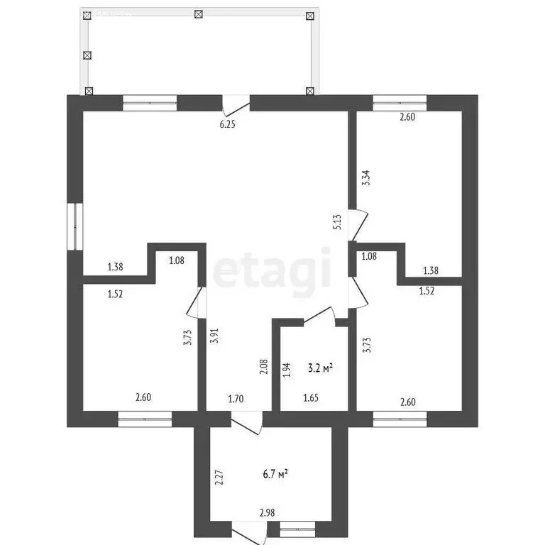 Дом в Култаево, Садовый бульвар (84.9 м) - Фото 1
