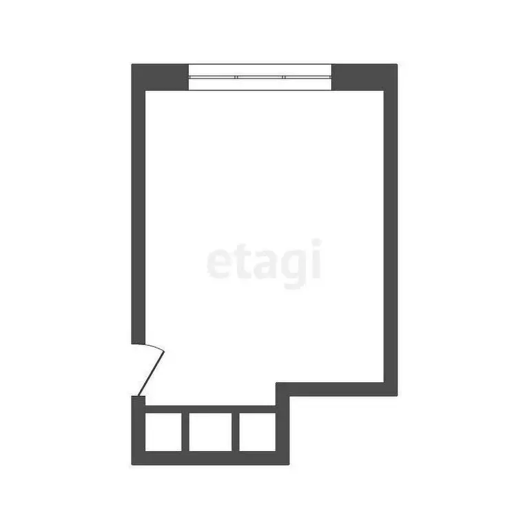 1к в -комнатной квартире (12.8 м) - Фото 1