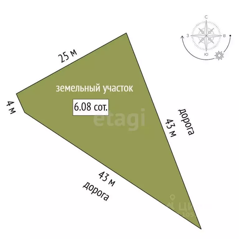 Участок в Крым, Феодосия муниципальный округ, Щебетовка пгт ул. ... - Фото 2