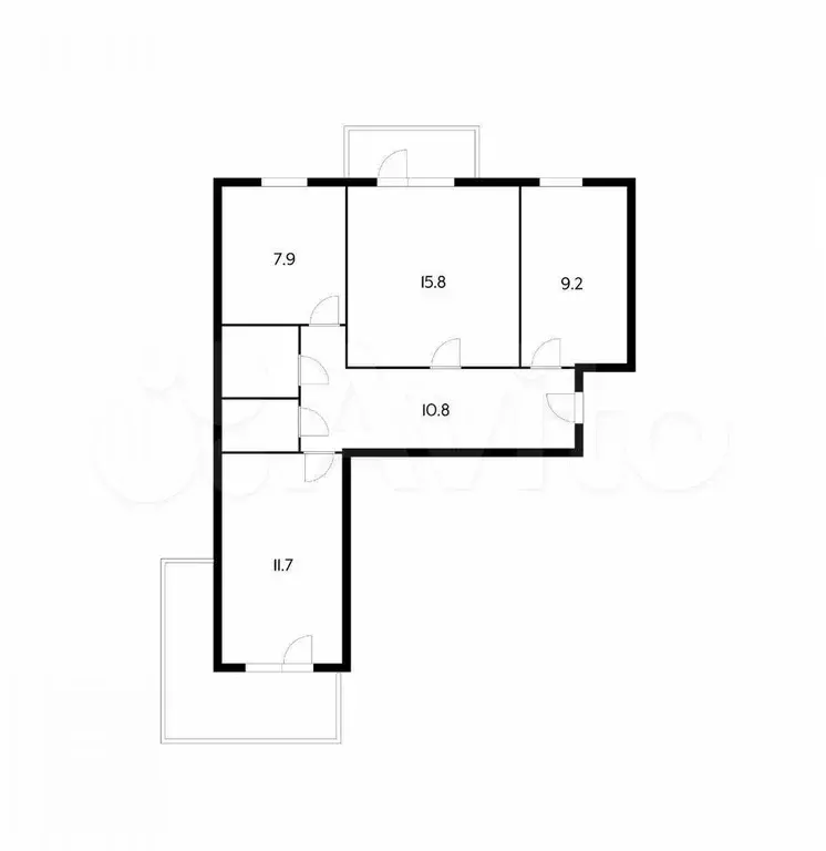 3-к. квартира, 60 м, 4/9 эт. - Фото 0