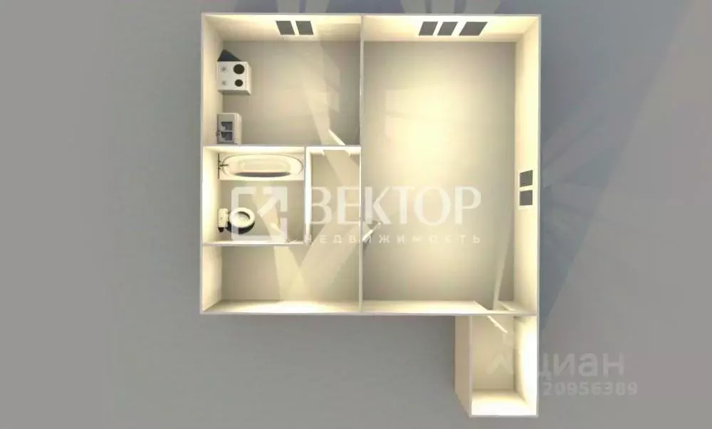 1-к кв. Ярославская область, Ярославль просп. Толбухина, 31 (32.0 м) - Фото 1