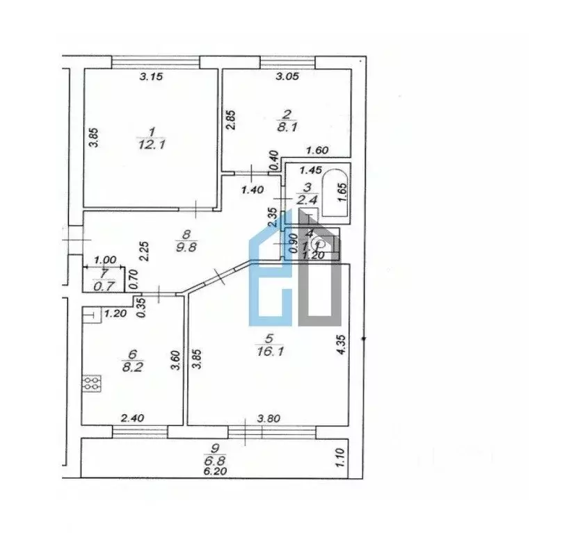 3-к кв. Тверская область, Конаковский муниципальный округ, ... - Фото 2