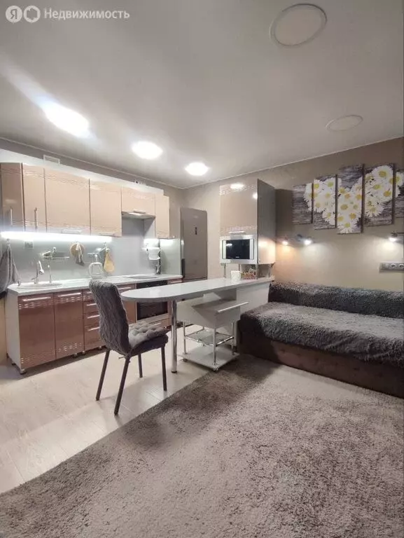 Квартира-студия: посёлок Западный, микрорайон Белый Хутор, Светлая ... - Фото 2