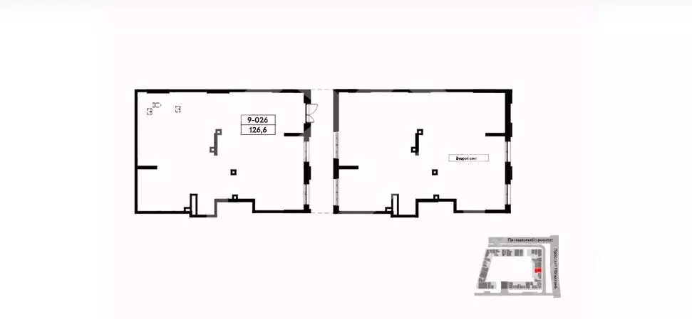Торговая площадь в Москва Прокшино жилой комплекс (127 м) - Фото 2
