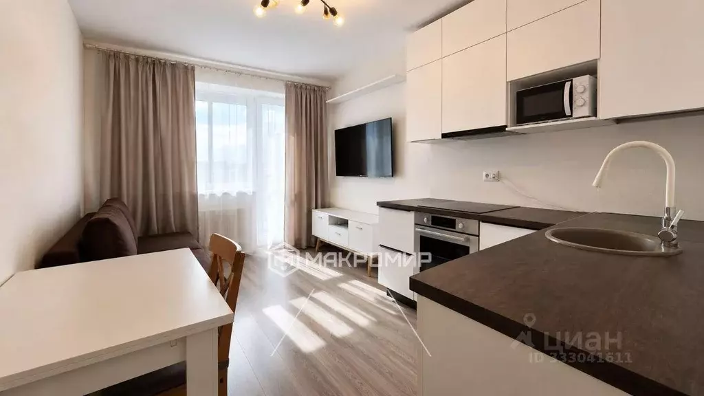 Квартира, 1 комната, 35.29 м - Фото 1