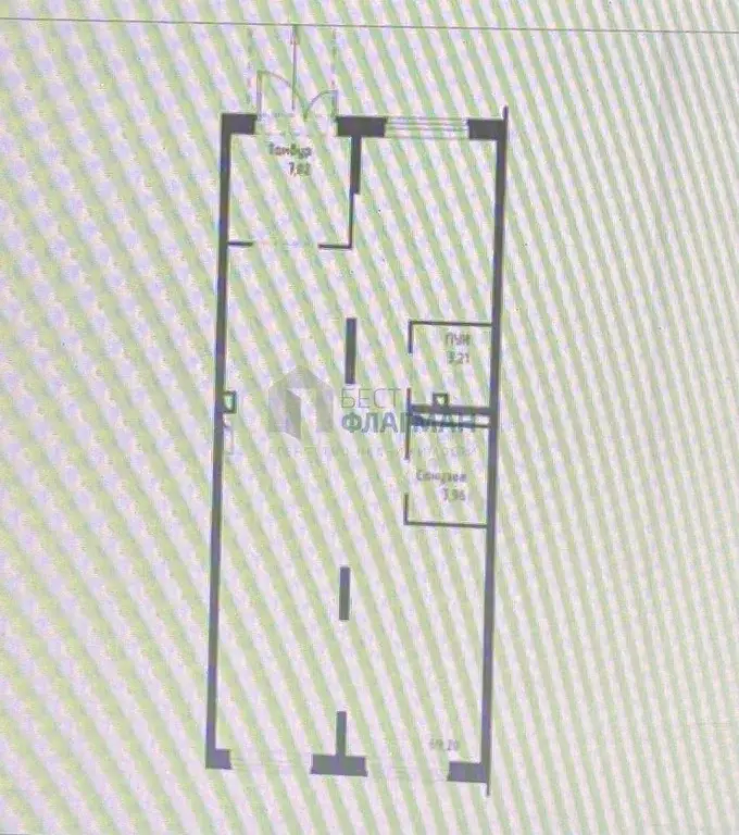 Помещение свободного назначения в Москва ул. Аэростатная, 6к4 (66 м) - Фото 2