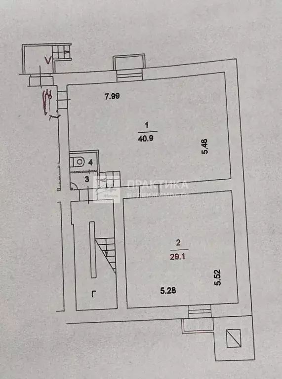 Помещение свободного назначения в Москва ул. Стромынка, 15 (73 м) - Фото 2