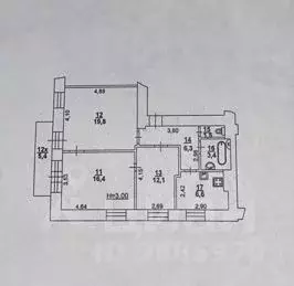 3-к кв. Ростовская область, Ростов-на-Дону Пушкинская ул., 101 (71.0 ... - Фото 1