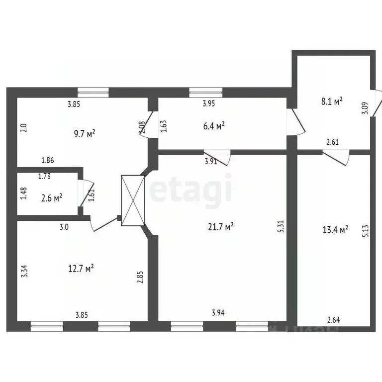 Дом в Челябинская область, с. Аргаяш ул. Салавата Юлаева, 39 (99 м) - Фото 2