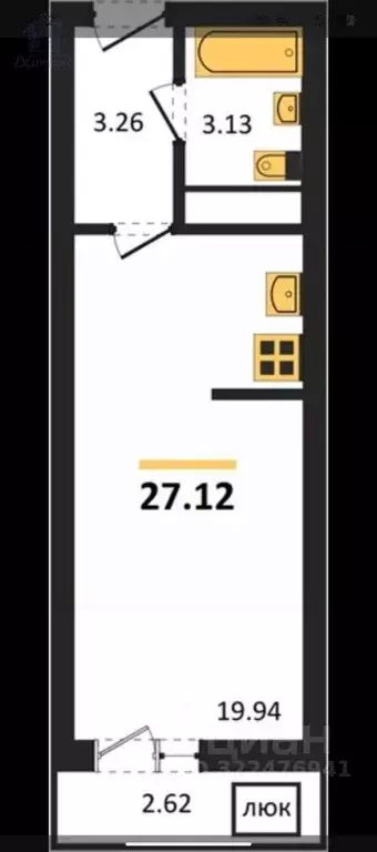 Студия Воронежская область, Воронеж ул. Антонова-Овсеенко, 35С (27.12 ... - Фото 2