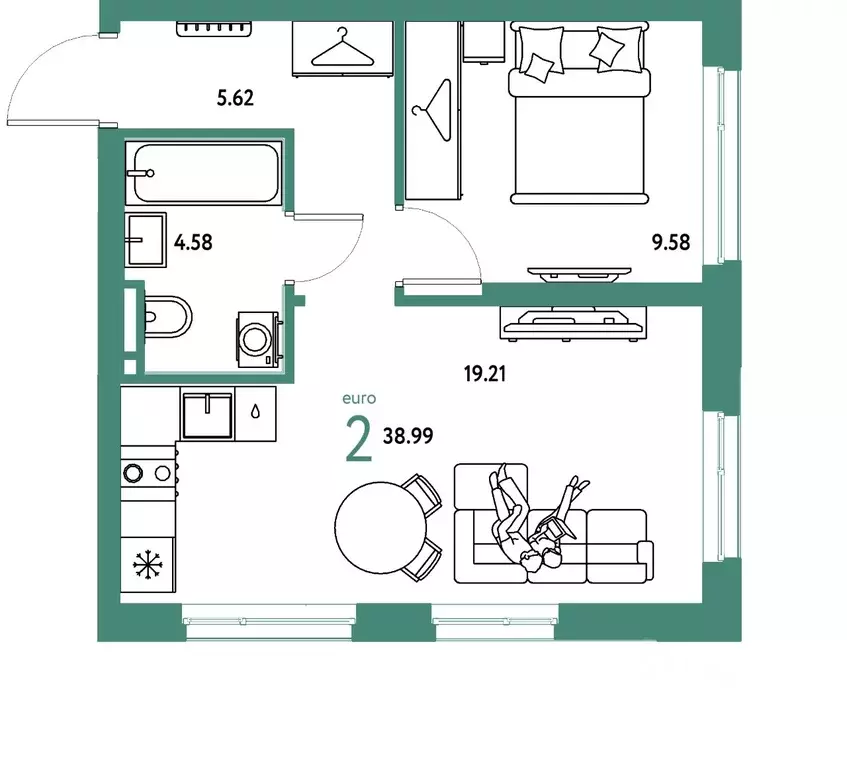 2-к кв. Свердловская область, Екатеринбург муниципальное образование, ... - Фото 1