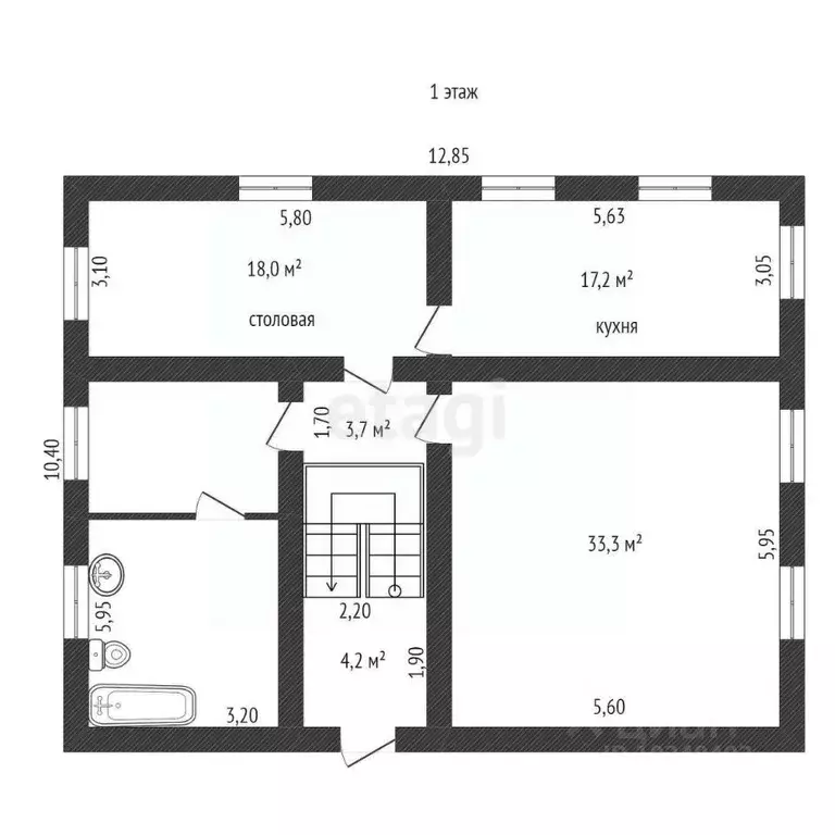 Дом в Башкортостан, Уфа ул. Геофизиков, 50Б (290 м) - Фото 2