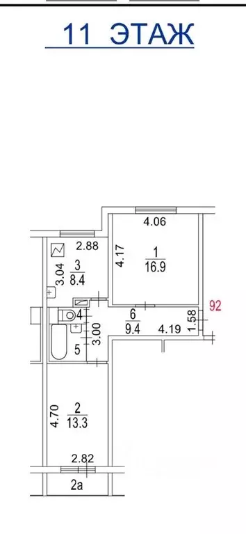 2-к кв. Москва ул. Маршала Полубоярова, 24к3 (52.0 м) - Фото 1