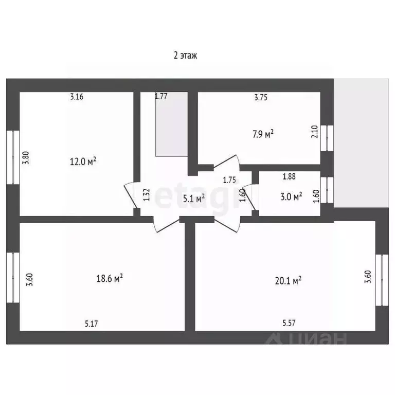 Таунхаус в Башкортостан, Стерлитамакский район, Отрадовский сельсовет, ... - Фото 2