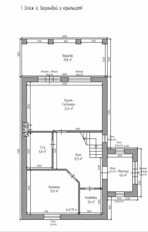 Дом в Рязанская область, Рыбновский муниципальный округ, промышленная ... - Фото 2