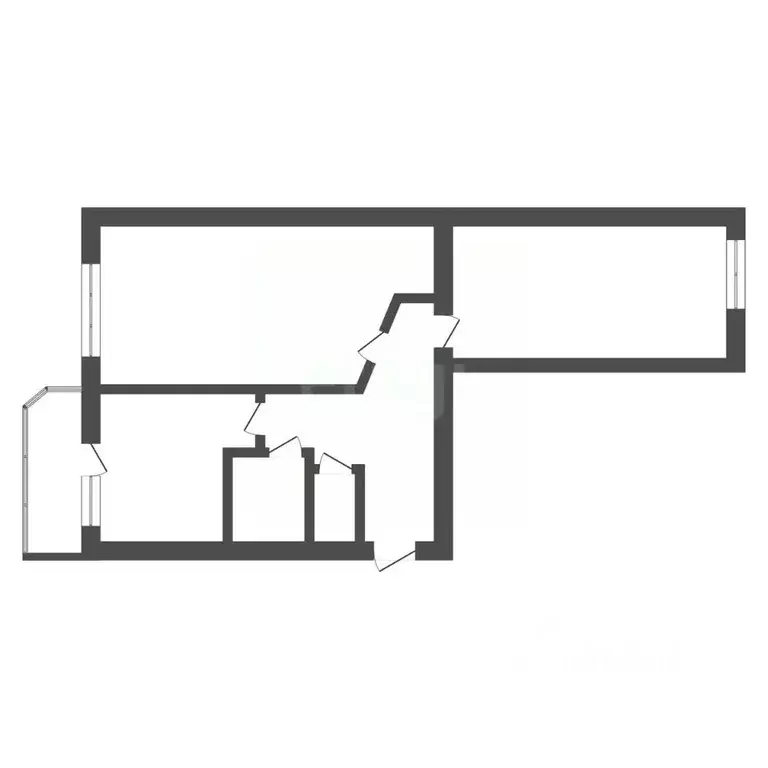 2-к кв. Амурская область, Благовещенский район, с. Чигири ул. ... - Фото 2