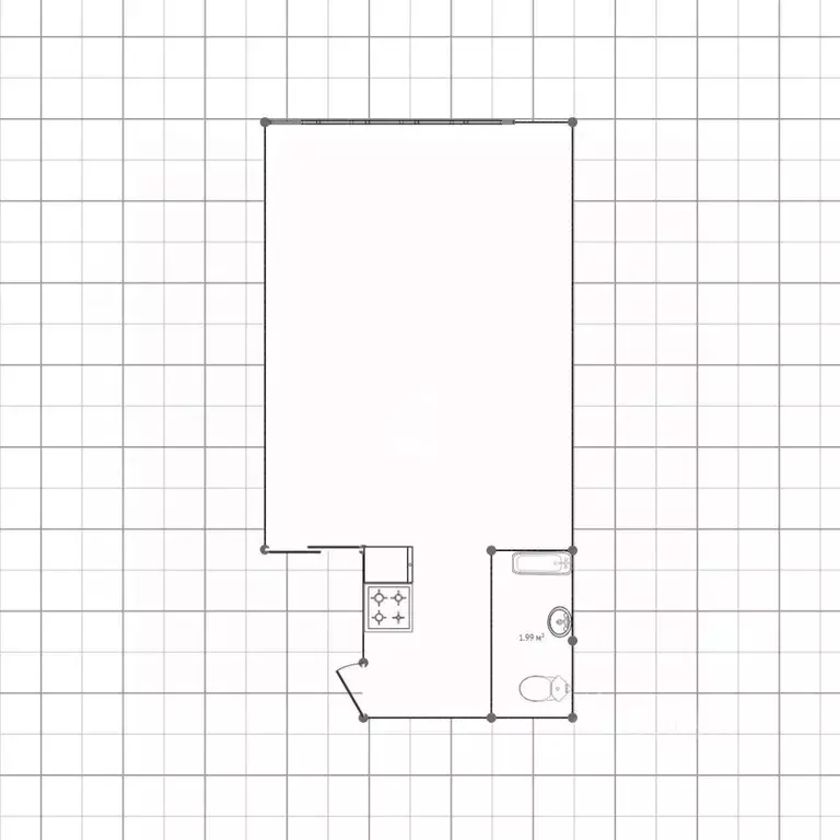 1-к кв. Липецкая область, Липецк ул. Циолковского, 7/1 (17.8 м) - Фото 2