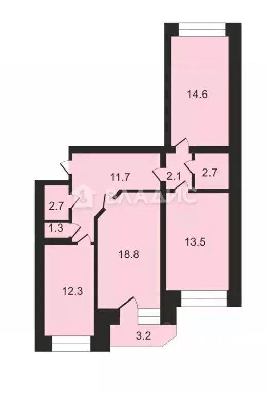 3-к кв. Московская область, Красногорск Светлая ул., 10 (79.7 м) - Фото 1