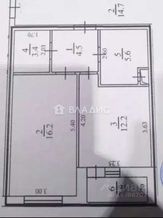 1-к кв. Москва Дмитровское ш., 107к3 (41.9 м) - Фото 2