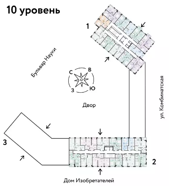 3-к кв. Тюменская область, Тюмень Комбинатская ул., 16к1 (49.43 м) - Фото 1