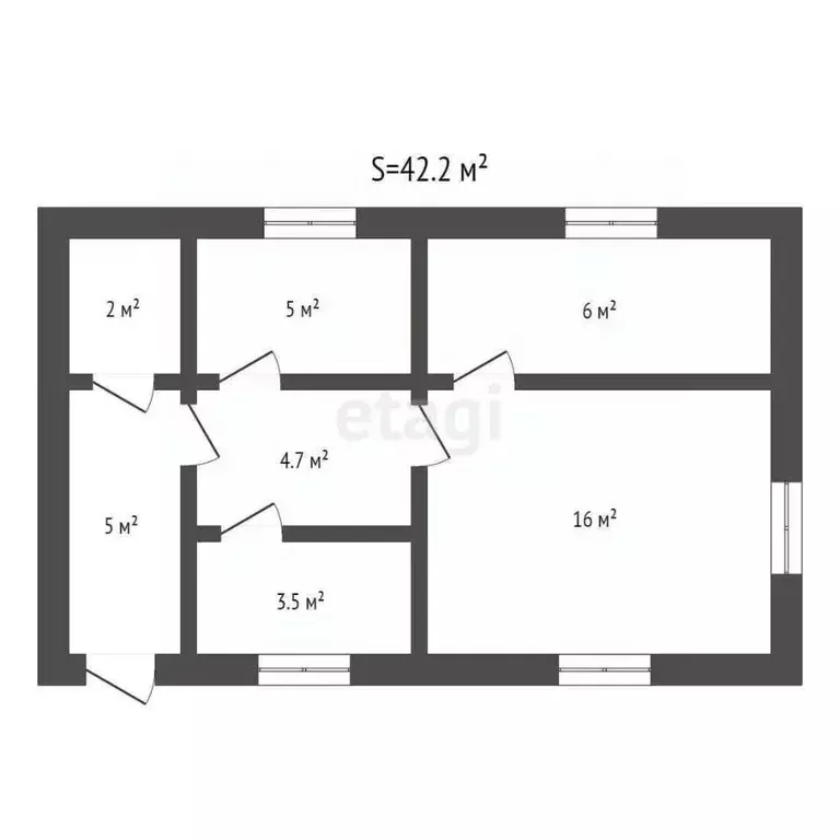 Дом в Брянская область, Карачев ул. Свердлова, 66 (42 м) - Фото 1