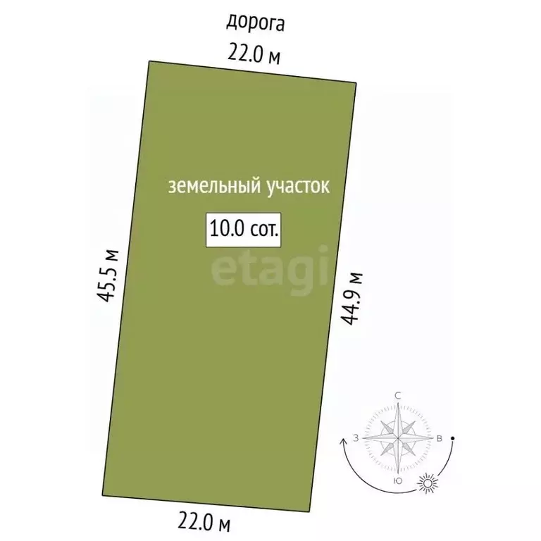 Участок в Тюменская область, Тюменский муниципальный округ, д. ... - Фото 1