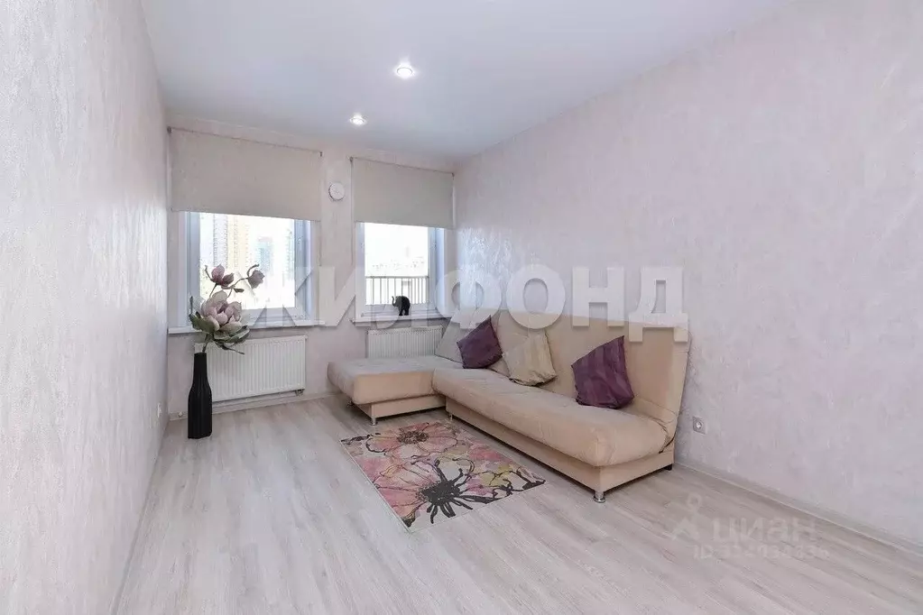 1-к кв. Новосибирская область, Новосибирск ул. Владимира Заровного, 22 ... - Фото 1