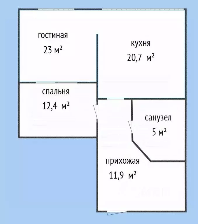 2-к кв. Дагестан, Каспийск просп. Акулиничева, 23к2 (73.0 м) - Фото 2