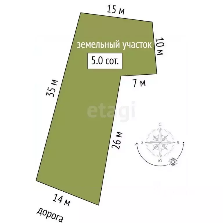 Участок в Крым, Феодосия Оптик ТСН,  (5.05 сот.) - Фото 1