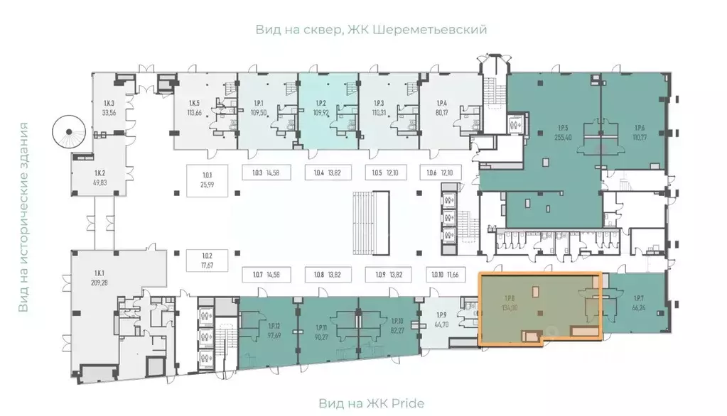 Торговая площадь в Москва Складочная ул., 6С36 (134 м) - Фото 2