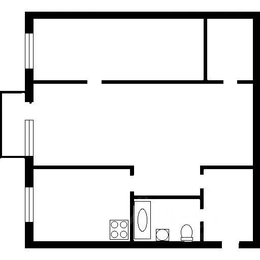 2-к кв. Ульяновская область, Димитровград Октябрьская ул., 72 (47.6 м) - Фото 2