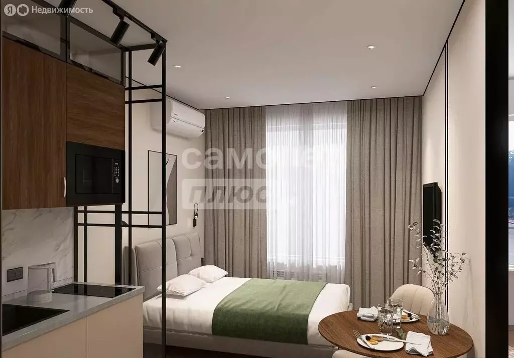 Квартира-студия: Москва, Берёзовая аллея, 19к3 (15.9 м) - Фото 1