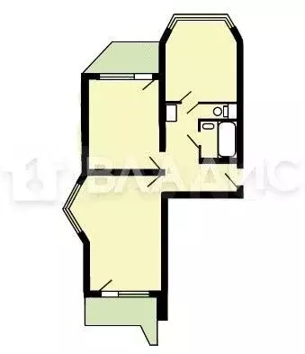 2-к. квартира, 59,1 м, 3/17 эт. - Фото 0