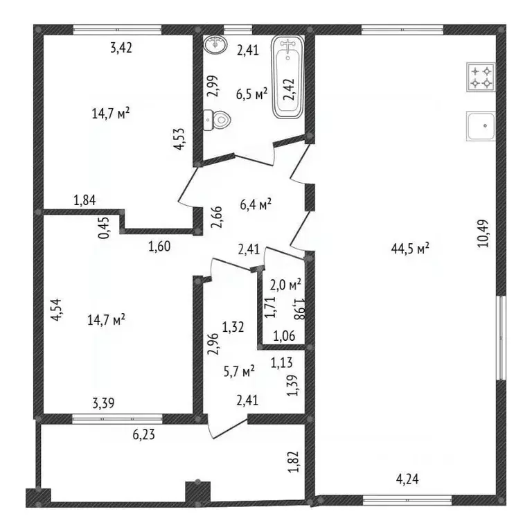 Дом в Башкортостан, Уфимский район, Русско-Юрмашский сельсовет, д. ... - Фото 2