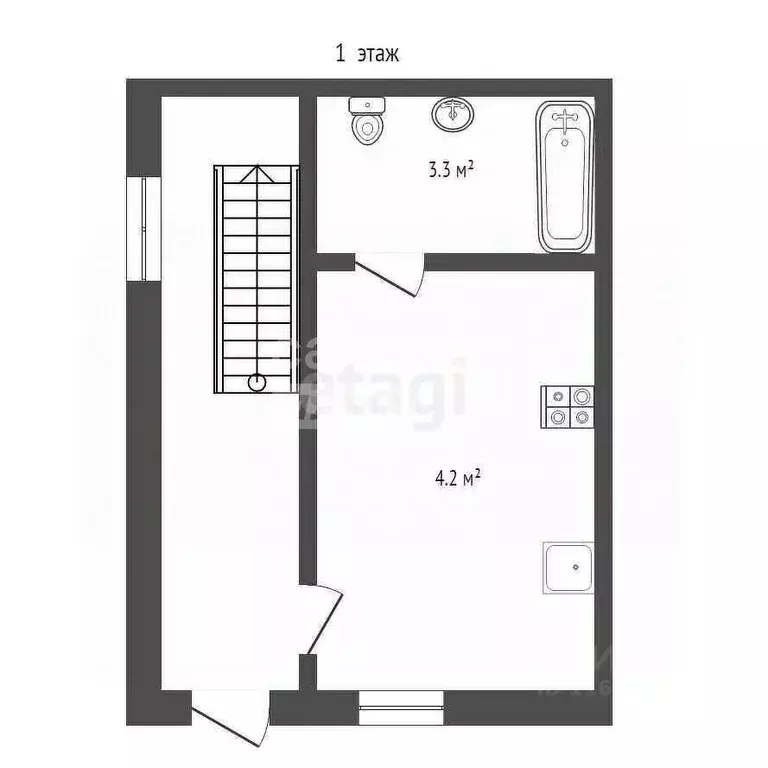 Дом в Дагестан, Дербент ул. Мазахира Рзаева, 5 (42 м) - Фото 1
