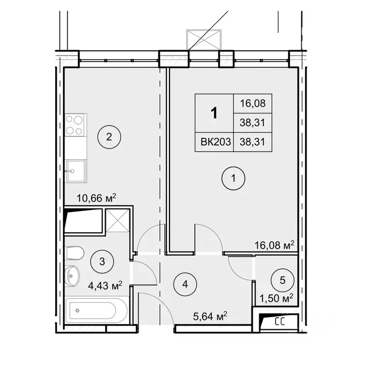 1-к кв. Московская область, Дмитровский муниципальный округ, ... - Фото 1